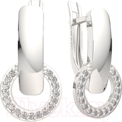 Серьги из серебра ZORKA 0310522 (с фианитами)