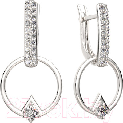 Серьги из серебра ZORKA 0310602 (с фианитами)