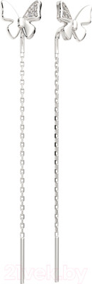 Серьги из серебра ZORKA 0310636 (с фианитами)