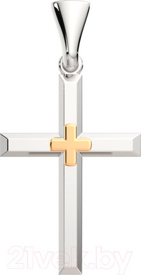 Подвески из серебра с золотой вставкой