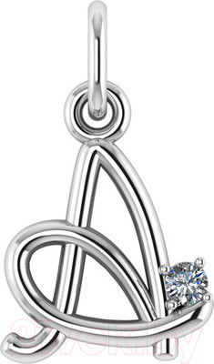 Подвеска из серебра ZORKA 0440019/А (с фианитом)