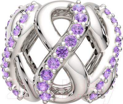 Шарм из серебра ZORKA 0440184 (с фианитами)