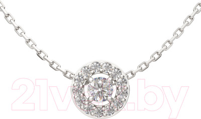 Колье из серебра ZORKA 0550023 (45см, с фианитами)