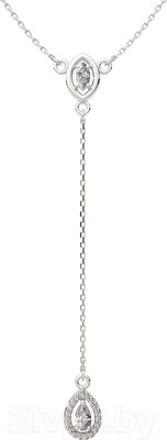 Колье из серебра ZORKA 0550028 (45см, с фианитами)