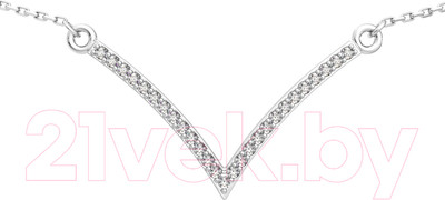Колье из серебра ZORKA 0550035 (45см, с фианитами)