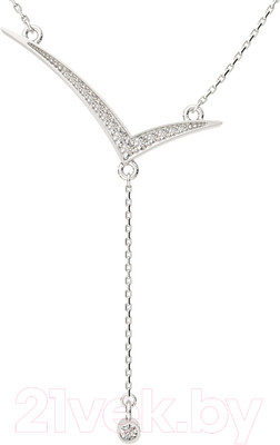 Колье из серебра ZORKA 0550036 (45см, с фианитами)