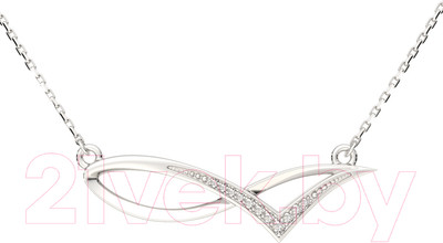 Колье из серебра ZORKA 0550037 (45см, с фианитами)