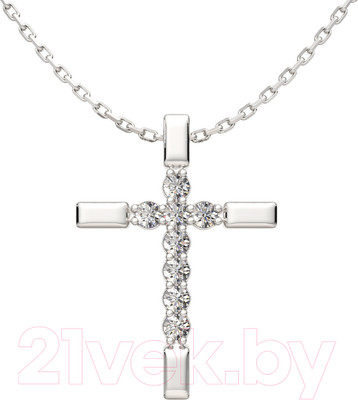 Колье из серебра ZORKA 0550055 (45см, с фианитами)