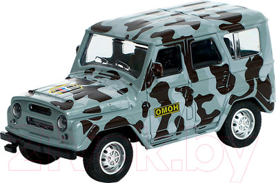 Масштабная модель автомобиля Автоград УАЗ Hunter ОМОН 1501-192 / 9318106