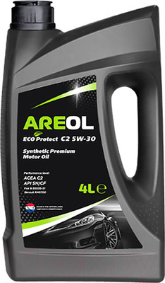 Моторное масло Areol Eco Protect C2 5W30 / 5W30AR070 (4л)