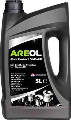 Моторное масло Areol Max Protect 5W40 / 5W40AR009 (5л)
