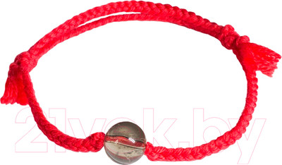 Браслет Wolves Красная нить с раухтопазом 40971