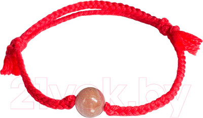 Браслет Wolves Красная нить с родонитом 40975