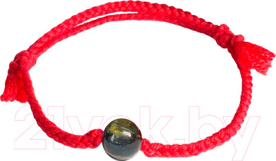 Браслет Wolves Красная нить с соколиным глазом 40979