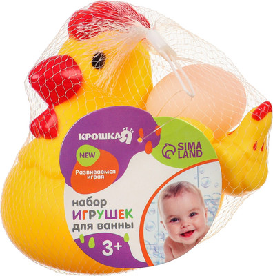 Набор игрушек для ванной Крошка Я Курочка и детишки / 9936702