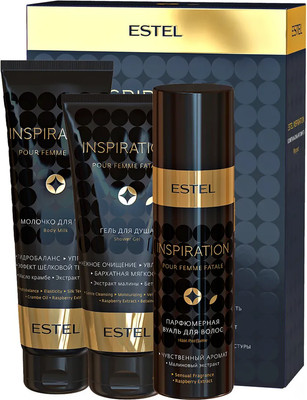 Набор косметики для тела Estel Inspiration Спрей+Гель д/д+Молочко (100мл+200мл+150мл)