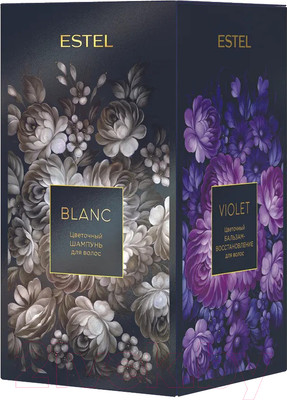 Набор косметики для тела и волос Estel Blanc Violet Rouge Шампунь+Бальзам+Молочко для тела (250мл+200мл+150мл)
