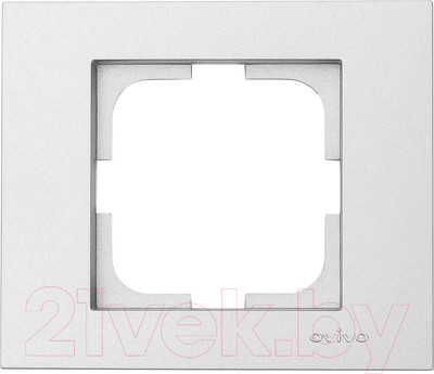 Рамка для выключателей и розеток Ovivo Grano 400-100000-096 (серебристый)