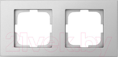 Рамка для выключателей и розеток Ovivo Grano 400-100000-226 (серебристый)