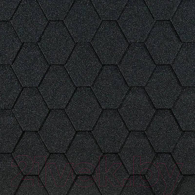Черепица Docke Pie Eurasia Шестигранник Черный / ZRKQ-1255