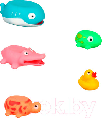 Набор игрушек для ванной Крошка Я Пирамидка-брызгалка с пищалкой / 10095587