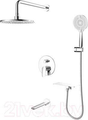 Душевая система со смесителем Milardo Rora RORSB03M68