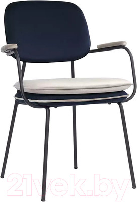 Стул Bergenson Bjorn Pea / BB0000701 (темно-синий/бежевый)