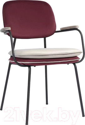 Стул Bergenson Bjorn Pea / BB0000697 (бордовый/бежевый)