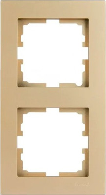 Рамка для выключателей и розеток Lezard Vesna 742-3600-152