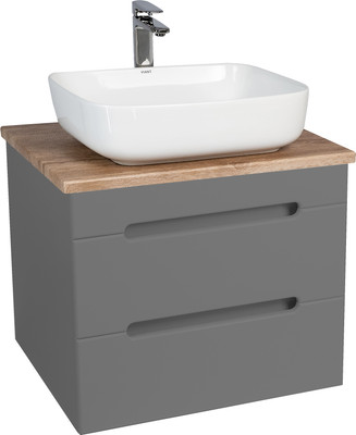 Тумба под умывальник Viant Марсель / VMAR57NG-T2YP (графит)