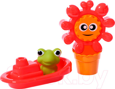 Набор игрушек для ванной Sima-Land Вертушки. Солнышко / 10091182 (4шт)