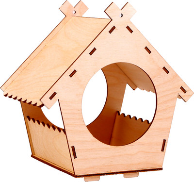 Кормушка для птиц Лесная мастерская Конструктор Домик / 9127567