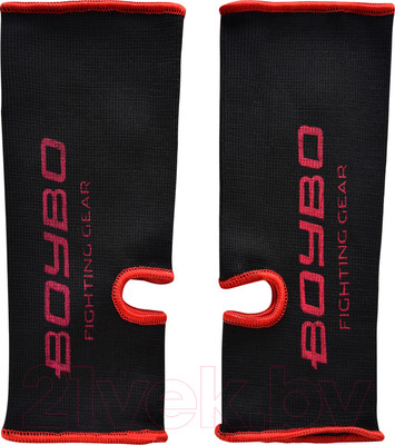Суппорт голеностопа BoyBo BAS550 (XL, черный/красный)