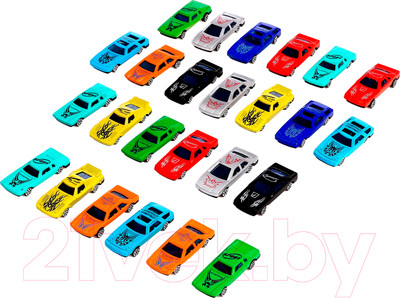 Набор игрушечных автомобилей Автоград Супергонщик / 6989370