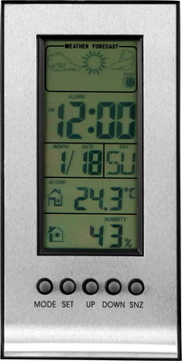 Метеостанция цифровая Buro H106AB (серебристый)