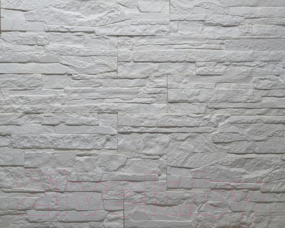 Декоративный камень гипсовый Stone Mill Сланец Рифейский ПГД-1-Л 0200 (белый)