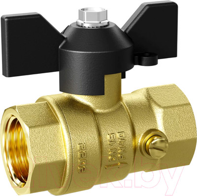 Шаровой кран LD Pride 44.15.В-В.М.Б Ду 15 Ру 16 / LD 44.340.15 (ручка бабочка)