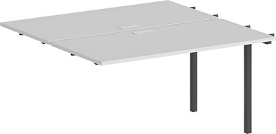 Комплект столов модульных Norden 320x163.8x75 / SG.219.WH.44.AN (антрацит/белый)