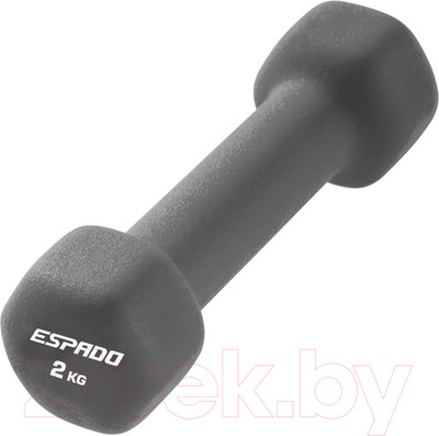 Гантель Espado ES1115 (2кг, черный)