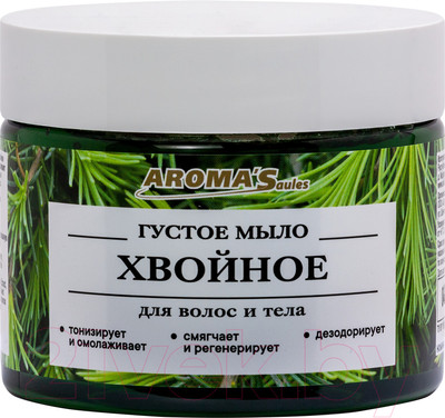 Мыло густое Aroma Saules Хвойное для тела и волос (250мл)