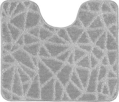 Коврик для туалета Shahintex РР 60x50 001 / 837229 (серый)