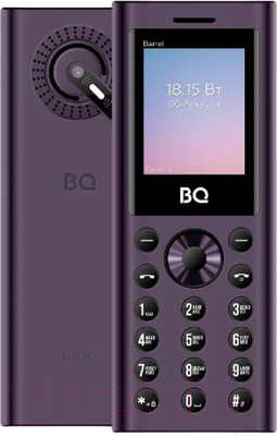 Мобильный телефон BQ 1858 Barrel (фиолетовый/черный)