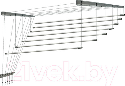 Сушилка для белья Comfort Alumin Group Потолочная 7 прутьев Silver Star 190см (алюминий/серебристый)