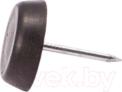 Подпятник для мебели AKS С гвоздем (100шт, черный)
