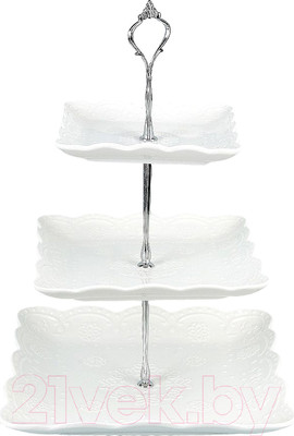 Ваза-этажерка Nouvelle Маршмеллоу / 0530166 