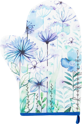 Рукавица-прихватка Этель Blue flowers / 5240040