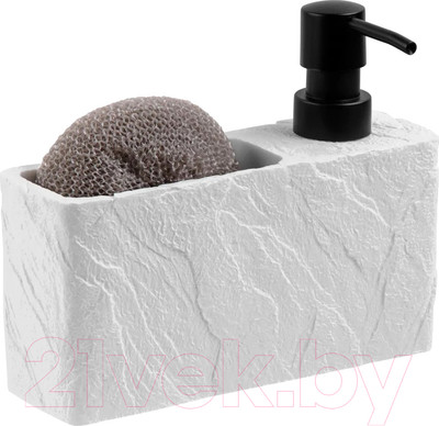 Дозатор для жидкого мыла Perfecto Linea 35-191002 (белый)