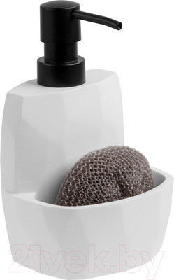 Дозатор для жидкого мыла Perfecto Linea 35-103001 (белый)