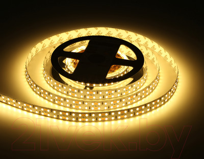 Светодиодная лента Ambrella двухрядная 2835 240Led 19.2W 3000K / GS1601