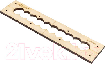 Шаблон разметочный EKF для групповых отверстий / sh-d32-10